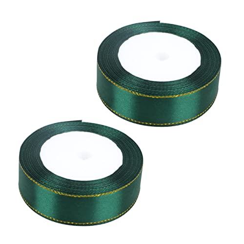 Holibanna 2 Rolle 22 Geschenkverpackungsband Seidig Basteln Goldenes Satinband Heiraten Seide Hochzeit Party Doppelt Einladen Romantik Band Zum Verpacken Junge Dekorationen Chiffon Green Holibanna 2 Rolle 22 Geschenkverpackungsband Seidig Basteln Goldenes Satinband Heiraten Seide Hochzeit Party Doppelt Einladen Romantik Band Zum Verpacken Junge Dekorationen Chiffon Green von Holibanna