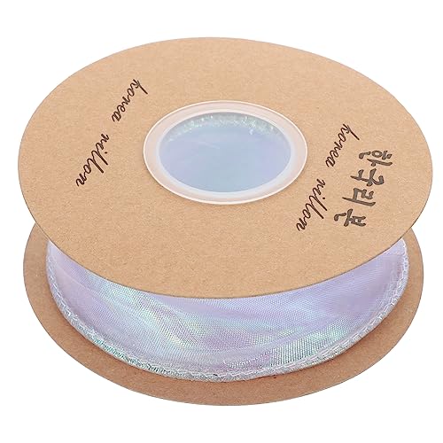 Holibanna 2 Rollen Fantasiegarngürtel dekorative DIY-Bänder Polyesterband mit Farbverlauf Band zum Verpacken weihnachtsparty versorgung Weihnachtsbanddekor Zierband Bulk-Band von Holibanna