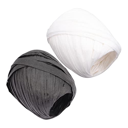 Holibanna 2 Rollen Farbige Raffiabänder für Diy Lampenschirme Geschenkverpackung Bastelprojekte Dekoration Vielseitige Papierkordeln für Kreative Anwendungen Holibanna 2 Rollen Farbige Raffiabänder für Diy Lampenschirme Geschenkverpackung Bastelprojekte Dekoration Vielseitige Papierkordeln für Kreative Anwendungen von Holibanna