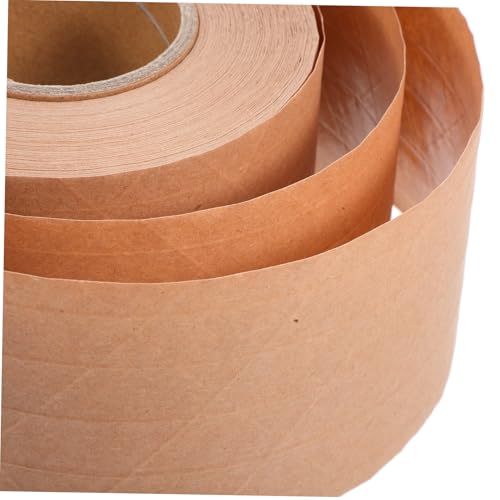 Holibanna 2 Rollen Kraftpapier Verpackungsklebeband Wasseraktiviert Biologisch Abbaubar Schreibbar Stark Haftend Reißfest Für Sichere Versandkartons Holibanna 2 Rollen Kraftpapier Verpackungsklebeband Wasseraktiviert Biologisch Abbaubar Schreibbar Stark Haftend Reißfest Für Sichere Versandkartons von Holibanna