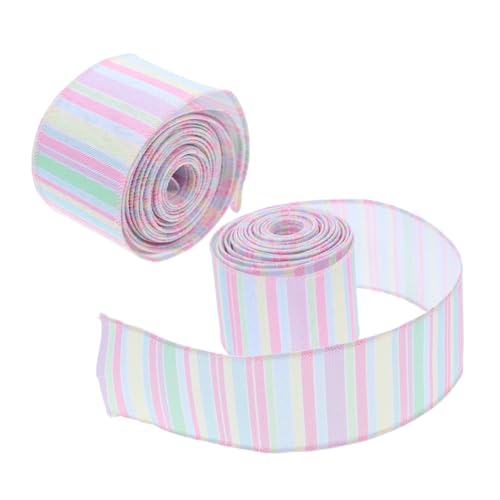 Holibanna 2 Rollen Osterband Gestreiftes Band Zuckerstangenband Kariertes Band Mit Draht Band Mit Drahtkante Buntes Weihnachtsband Regenbogenband Weihnachtsbänder Bastelband Aus Holibanna 2 Rollen Osterband Gestreiftes Band Zuckerstangenband Kariertes Band Mit Draht Band Mit Drahtkante Buntes Weihnachtsband Regenbogenband Weihnachtsbänder Bastelband Aus von Holibanna