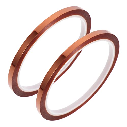 Holibanna 2 Rollen Professionelles Sublimationsband Hitzebeständiges Klebeband für Wärmeübertragung für DIY Handwerk und Elektronikschaltungen von Holibanna