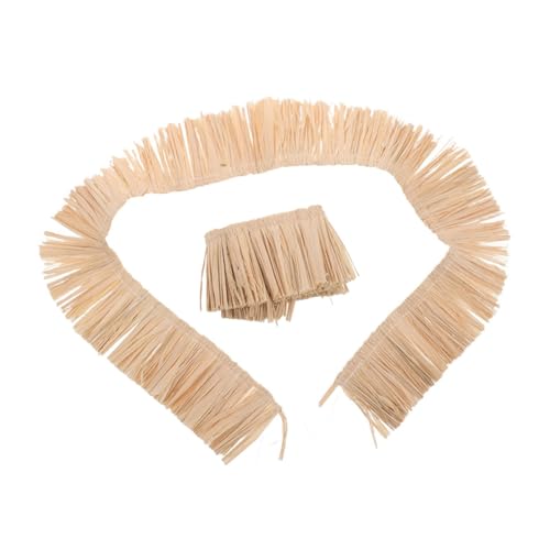 Holibanna 2 STÜCK Handgefertigtes Raffia Paper Yarn Natürliche Atmungsaktive Hawaiianische Fransenborte für DIY Sommermode Luau Partydekorationen und Kreative Bastelprojekte Holibanna 2 STÜCK Handgefertigtes Raffia Paper Yarn Natürliche Atmungsaktive Hawaiianische Fransenborte für DIY Sommermode Luau Partydekorationen und Kreative Bastelprojekte von Holibanna