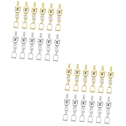 Holibanna 2 Sätze Armband Verlängerungswerkzeuge Teiliges Schmuckverschluss Zubehör Für Armbänder Kettenverlängerung Mit Glatter Oberfläche Für Diy Schmuckherstellung 12 Stücke * 2 von Holibanna