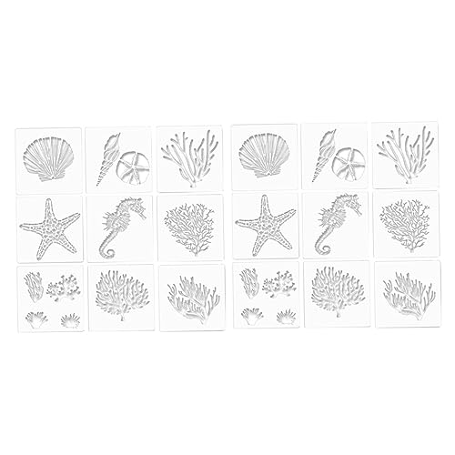 Holibanna 2 Sätze Hollow Out Painting Templates Teiliges Diy Malvorlagen mit Maritimen Motiven für Kreative Projekte und Bastelarbeiten Sicher und Hautfreundlich Vielseitige Holibanna 2 Sätze Hollow Out Painting Templates Teiliges Diy Malvorlagen mit Maritimen Motiven für Kreative Projekte und Bastelarbeiten Sicher und Hautfreundlich Vielseitige von Holibanna
