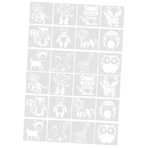 Holibanna 2 Sätze Karton Tier Schablonen Wiederverwendbare Malvorlagen Für Diy Projekte Schulprojekte Und Kreative Bastelarbeiten Für Erwachsene 12 Blätter * 2 von Holibanna