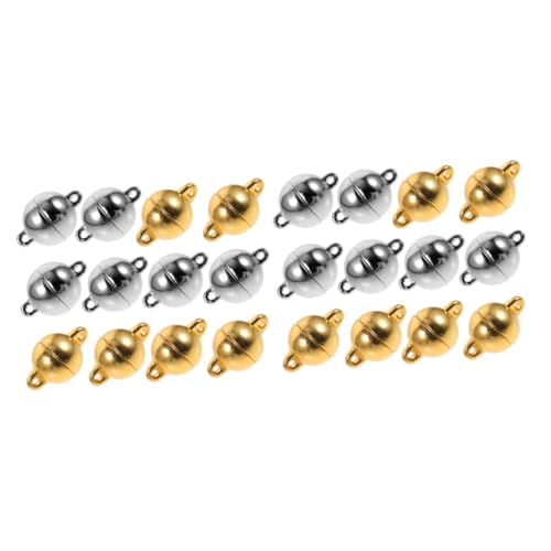 Holibanna 2 Sätze Magnetschnalle Armband Schmuck Armband Halskette Enden Zubehör Magnetverschlüsse Für Halsketten Magnetverschluss DIY DIY Halskettenverschlüsse 12 Stück * 2 von Holibanna