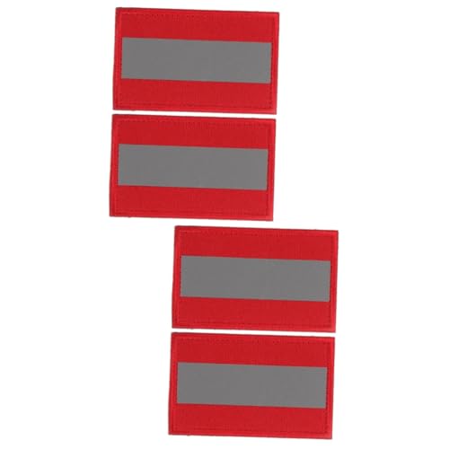Holibanna 2 Sätze Reflektierendes Sicherheits Patch Selbstklebendes Klettband Für Kleidung Armband Und Rucksack Für Diy Dekoration Und Reparatur Von Kleidung 2 Stücke * 2 von Holibanna