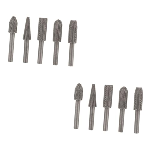 Holibanna 2 Sätze Rotary Teiliges Kit Für Holzgravur Und Metallbearbeitung Vielseitig Einsetzbar Mit Rotierenden Werkzeugen Leicht Und Handhabung Für Diy Projekte 5 Stücke * 2 von Holibanna