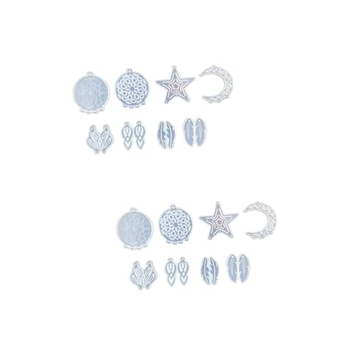 Holibanna 2 Sätze Teiliges Set Silikonform Für Diy Gießform Für Einzigartige Wanddekoration Mit Stern Und Mondmotiven Wiederverwendbar Und Einfach Zu Bedienen 8 Stücke * 2 Holibanna 2 Sätze Teiliges Set Silikonform Für Diy Gießform Für Einzigartige Wanddekoration Mit Stern Und Mondmotiven Wiederverwendbar Und Einfach Zu Bedienen 8 Stücke * 2 von Holibanna