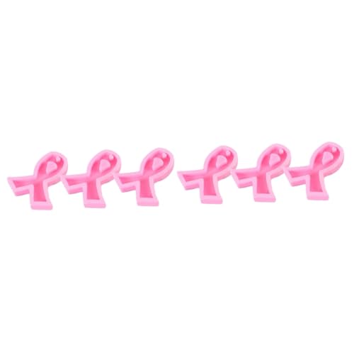 Holibanna 2 Sätze Teiliges Silikonform Für Schlüsselanhänger Ribbon Charms Gießformen Langlebig Und Stylisch Für Diy Schmuck Anhänger Und Bastelprojekte 3 Stück * 2 von Holibanna