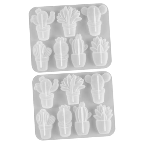 Holibanna 2 Stck. Silikon Kaktus Gießform Diy Silikonform für Handgemachte Seifen Desktop Ornament und Landschaftsdekoration Leicht zu Reinigen Klebend für Kreative Projekte Holibanna 2 Stck. Silikon Kaktus Gießform Diy Silikonform für Handgemachte Seifen Desktop Ornament und Landschaftsdekoration Leicht zu Reinigen Klebend für Kreative Projekte von Holibanna