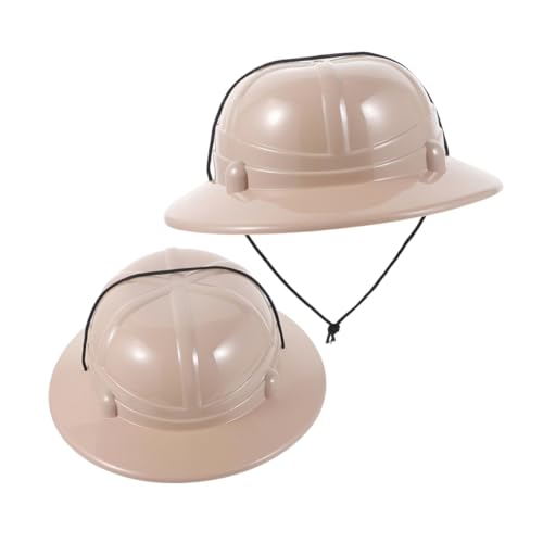 Holibanna 2 Stück Abenteuer-hüte Für Kinder, Explorer-kostüm-kappen Für Outdoor-aktivitäten, Party-requisiten, Elastisches Band, Abenteuer-hüte, Performance-cap-requisiten von Holibanna