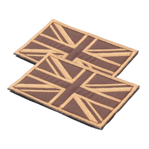 Holibanna 2 Stück Bestickter Aufnäher Britische Flagge mit Haken Schlaufenverschluss Dekorative Patches für Jacken Rucksäcke Westen Hüte Vielseitig für Outdoor Cosplay und Kleidung Holibanna 2 Stück Bestickter Aufnäher Britische Flagge mit Haken Schlaufenverschluss Dekorative Patches für Jacken Rucksäcke Westen Hüte Vielseitig für Outdoor Cosplay und Kleidung von Holibanna