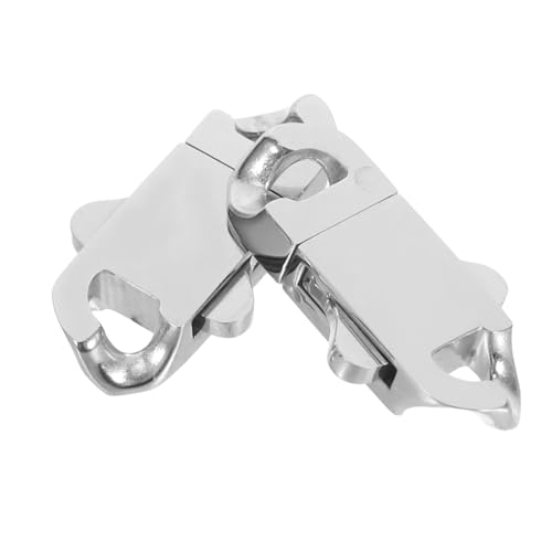 Holibanna 2 Stück Edelstahl Federverschluss Metall Schnappverschluss für Ketten Armbänder Schmuckherstellung Sicherer Langlebiger Verschluss mit Federmechanismus für Einfache Handhabung Holibanna 2 Stück Edelstahl Federverschluss Metall Schnappverschluss für Ketten Armbänder Schmuckherstellung Sicherer Langlebiger Verschluss mit Federmechanismus für Einfache Handhabung von Holibanna