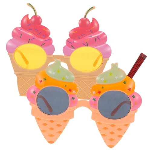 Holibanna 2 Stück Eiscreme Brillen Lustige Hawaii Sonnenbrillen für Partys Strand Events und Kostümfeiern Fotorequisiten für Sommerfestlichkeiten Holibanna 2 Stück Eiscreme Brillen Lustige Hawaii Sonnenbrillen für Partys Strand Events und Kostümfeiern Fotorequisiten für Sommerfestlichkeiten von Holibanna