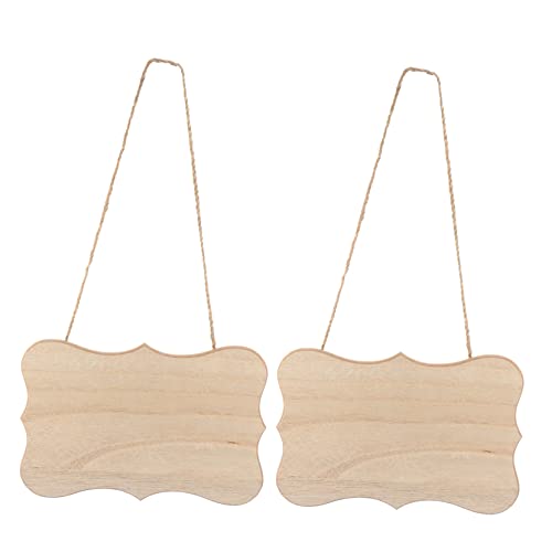 Holibanna 2 Stück Hängendes Holzschild Set Leere Holzplatten für Diy Malerei und Dekoration für Hochzeiten Feste und Kreative Projekte Naturbelassene Holzoberfläche für Optimale Farbeffekte Holibanna 2 Stück Hängendes Holzschild Set Leere Holzplatten für Diy Malerei und Dekoration für Hochzeiten Feste und Kreative Projekte Naturbelassene Holzoberfläche für Optimale Farbeffekte von Holibanna