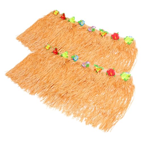Holibanna Hawaiianisches Tischrock-Set Mit Fransen Für Party-deko Tischverzierung Aus Abs Und Stoff Für Hawaii-themenfeiern Holibanna Hawaiianisches Tischrock-Set Mit Fransen Für Party-deko Tischverzierung Aus Abs Und Stoff Für Hawaii-themenfeiern von Holibanna