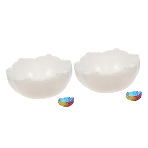 Holibanna 2 Stück Kristall-Epoxy-Form Blühen geformt Gehäuse Schalenform Blumen- Schmuckhalter Form Schmuckschale Form Harz-Epoxy-Gießform Teelichthalter Kieselgel Weiß Holibanna 2 Stück Kristall-Epoxy-Form Blühen geformt Gehäuse Schalenform Blumen- Schmuckhalter Form Schmuckschale Form Harz-Epoxy-Gießform Teelichthalter Kieselgel Weiß von Holibanna