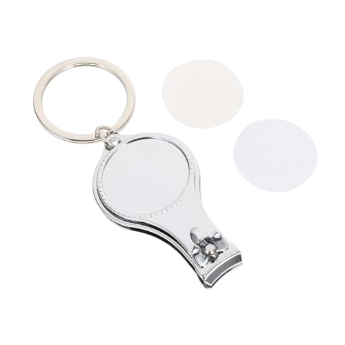 Holibanna 2 Stück Multifunktionaler Metall schlüsselanhänger mit Nagelknipser Hitzebeständig für Thermotransfer für Zuhause Büro und Reise Individuelles DIY zubehör für Schlüssel und Holibanna 2 Stück Multifunktionaler Metall schlüsselanhänger mit Nagelknipser Hitzebeständig für Thermotransfer für Zuhause Büro und Reise Individuelles DIY zubehör für Schlüssel und von Holibanna