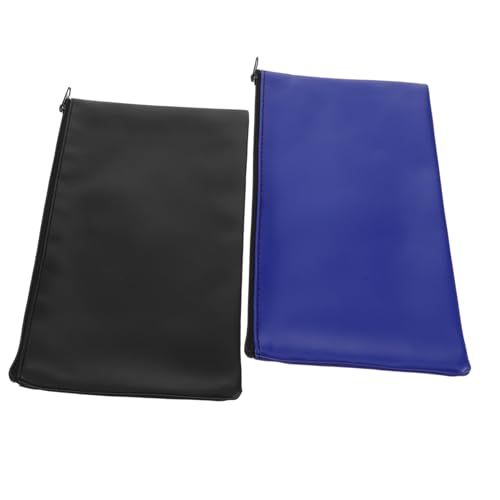 Holibanna 2 Stück Quittungsaufbewahrungstasche Halter Für Wichtige Dokumente Bankeinzahlungstasche Couponhalter Quittungstasche Kleine Geldtasche Business Quittungs Organizer von Holibanna