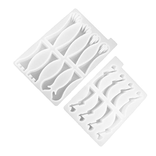 Holibanna 2 Stück Schachfiguren Silikonformen Epoxidharz Gießformen für Diy Schachstücke Flexible und Leicht zu Reinigende Molds für Kreative Bastelprojekte von Holibanna