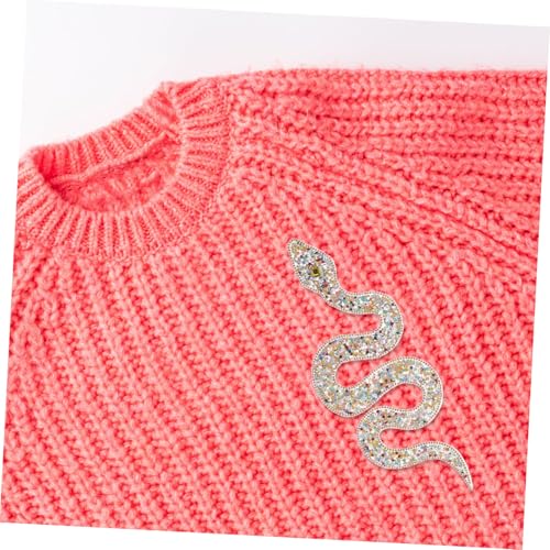 Holibanna 2 Stück Schlangen Strass Patches zum Aufnähen Glitzernde Applikationen mit Langlebigen Hotfix für Kleidung Schuhe Taschen DIY Modeaccessoires Geeignet für Baumwolle Leder Leinen Holibanna 2 Stück Schlangen Strass Patches zum Aufnähen Glitzernde Applikationen mit Langlebigen Hotfix für Kleidung Schuhe Taschen DIY Modeaccessoires Geeignet für Baumwolle Leder Leinen von Holibanna