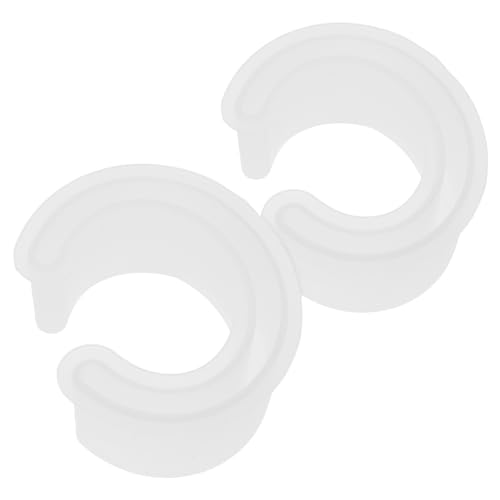 Holibanna 2 Stück Silikon Armband Gießform DIY Bangle Silikonform für Schmuckherstellung Flexible und Detailgetreue Silikonmuster für Kreative Bastelprojekte von Holibanna