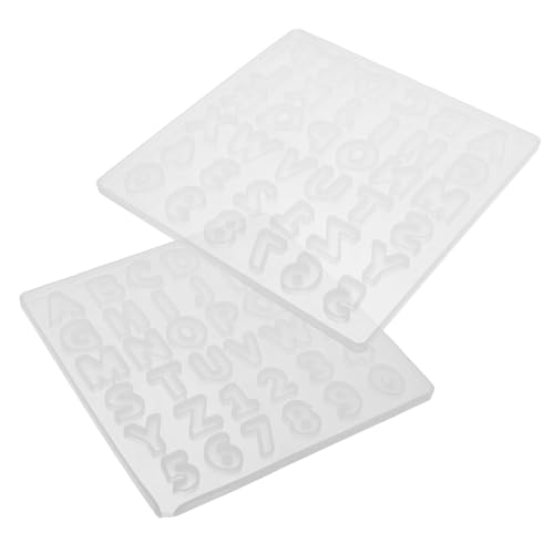 Holibanna 2 Stück Silikonform Buchstaben und Zahlen Flexible Epoxidharz Gießform für DIY Schmuck Anhänger Glatte Oberfläche Leicht zu Entformen für Kreative Bastelprojekte Holibanna 2 Stück Silikonform Buchstaben und Zahlen Flexible Epoxidharz Gießform für DIY Schmuck Anhänger Glatte Oberfläche Leicht zu Entformen für Kreative Bastelprojekte von Holibanna