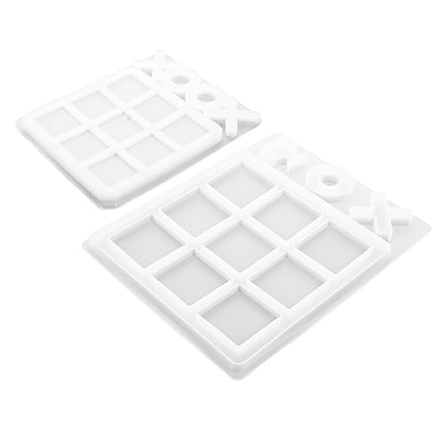 Holibanna 2 Stück Silikonform für Diy Schachbrett Praktische Gießform für Kreative Handarbeiten Flexibel und Langlebig für und Dekoration von Holibanna
