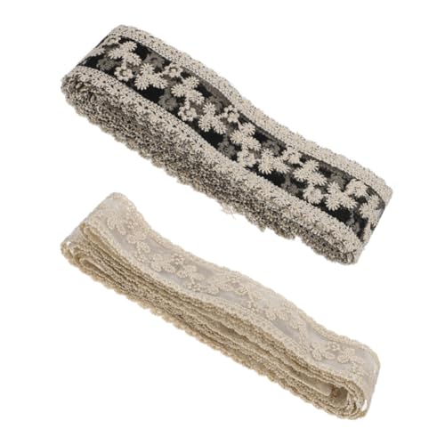 Holibanna 2 Stück Teiliges Besticktes Dekorband in Beige und Schwarz Hochwertiges DIY Zubehör für Schleifenherstellung Vielseitig Zuschneidbares Bastelband für Hochzeiten Heimdekoration Holibanna 2 Stück Teiliges Besticktes Dekorband in Beige und Schwarz Hochwertiges DIY Zubehör für Schleifenherstellung Vielseitig Zuschneidbares Bastelband für Hochzeiten Heimdekoration von Holibanna