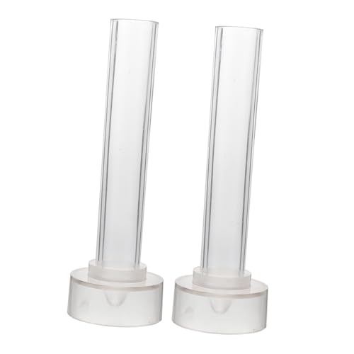 Holibanna 2 Stück Teiliges Kunststoff Transparent Taper Kerzengießform für DIY Kerzenherstellung Langlebig Geruchsneutral Einfach zu Reinigen Kompakt für Dinner Tischdekoration von Holibanna