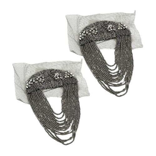Holibanna 2 Stück Teiliges Schulterepauletten Metall mit Modischen Quasten und Ketten Dekorative Unisex Schulterabzeichen für Anzüge Jacken und Kostüme Stilvolle und Langlebige Holibanna 2 Stück Teiliges Schulterepauletten Metall mit Modischen Quasten und Ketten Dekorative Unisex Schulterabzeichen für Anzüge Jacken und Kostüme Stilvolle und Langlebige von Holibanna
