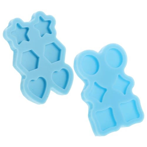 Holibanna 2 Stück Teiliges Silikonform Herz Stern Rechteck Tropfenform Kompakt Leicht Entformbar Vielseitig für DIY Schmuck Epoxidharz Formen für Ohrringe und Schlüsselanhänger Anfänger Holibanna 2 Stück Teiliges Silikonform Herz Stern Rechteck Tropfenform Kompakt Leicht Entformbar Vielseitig für DIY Schmuck Epoxidharz Formen für Ohrringe und Schlüsselanhänger Anfänger von Holibanna