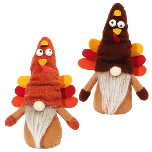 Holibanna 2 Stück Teiliges Thanksgiving Deko Set mit Lustigen Ernte Puppen Herbstliche Tischdekoration Party GNOME Figuren für Gemütliche Festtagsstimmung Holibanna 2 Stück Teiliges Thanksgiving Deko Set mit Lustigen Ernte Puppen Herbstliche Tischdekoration Party GNOME Figuren für Gemütliche Festtagsstimmung von Holibanna