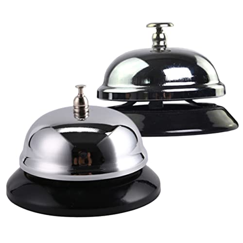 Holibanna 2 Stück Tischglocke aus Metall Ergonomische Handglocke für Restaurant Hotel Schule Klare Klangqualität Langlebig und Vielseitig Einsetzbar Holibanna 2 Stück Tischglocke aus Metall Ergonomische Handglocke für Restaurant Hotel Schule Klare Klangqualität Langlebig und Vielseitig Einsetzbar von Holibanna