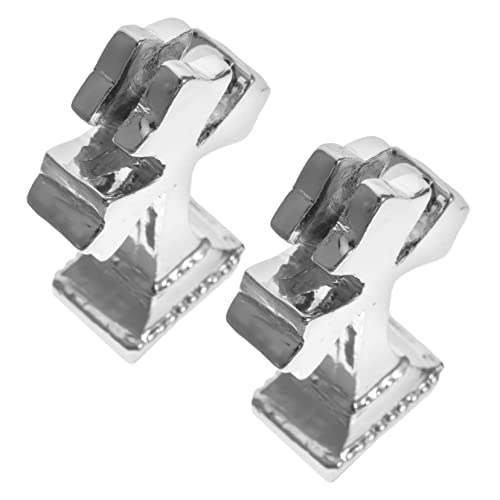 Holibanna 2 Stück Versilberter Kreuz-Sitzclip aus Harz Hochzeitsmittelstücke für Tische Inhaber der Tabellennummer bürodeko büro dekoration filigraner Bildhalter Desktop-Tischkartenclips Holibanna 2 Stück Versilberter Kreuz-Sitzclip aus Harz Hochzeitsmittelstücke für Tische Inhaber der Tabellennummer bürodeko büro dekoration filigraner Bildhalter Desktop-Tischkartenclips von Holibanna