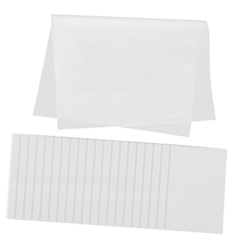 Holibanna 20 Blatt Bügelband für Stoffe Doppelseitiges Nahtband für Projekte zum Aufbügeln von Vorhängen Kleidungsstücken und Mehr Mittlere von Holibanna