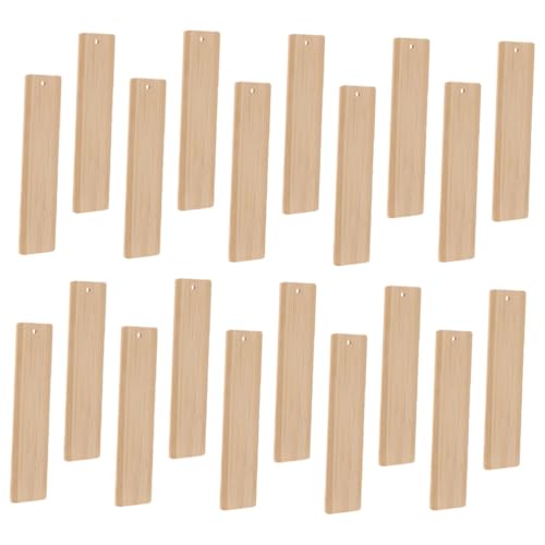 Holibanna 20 Stück Bambus Lesezeichen Blanko Holz Lesezeichen DIY zum Bemalen Gravieren Aufhängen für Leser Schüler Bastelarbeiten Holibanna 20 Stück Bambus Lesezeichen Blanko Holz Lesezeichen DIY zum Bemalen Gravieren Aufhängen für Leser Schüler Bastelarbeiten von Holibanna