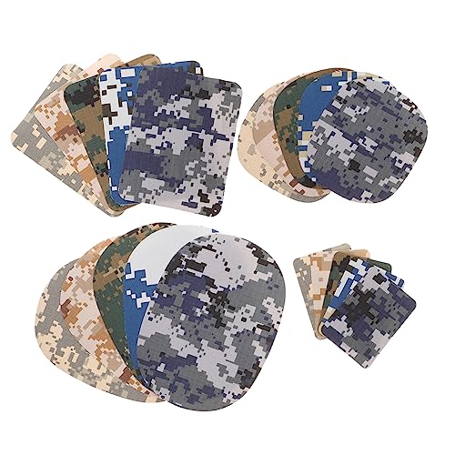 Holibanna 20 Stück Camouflage Bügelpatches für Kleidung Wiederverwendbare Flicken für Jacken Jeans und Outdoor Bekleidung Einfache Anwendung zum Reparieren und Dekorieren von Textilien Holibanna 20 Stück Camouflage Bügelpatches für Kleidung Wiederverwendbare Flicken für Jacken Jeans und Outdoor Bekleidung Einfache Anwendung zum Reparieren und Dekorieren von Textilien von Holibanna