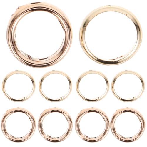 Holibanna 20 Stück Dekorative Perlen Verbindungsringe für Schmuckherstellung DIY Zubehör für Kreative Armbänder und Kompatibel mit Verschiedenen Perlen und Fäden von Holibanna
