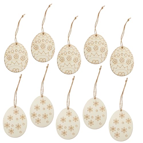 Holibanna 20 Stück Eier Ornamente Für Dekorationen Kinderhandwerk Diy -handwerk Jagd Etiketten Holz Holibanna 20 Stück Eier Ornamente Für Dekorationen Kinderhandwerk Diy -handwerk Jagd Etiketten Holz von Holibanna