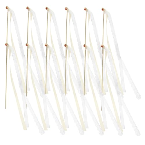 Holibanna 20 Stück Farbige Satinbänder Zauberstäbe für Hochzeiten und Partys Langlebige Dekoration für Feierliche Anlässe Champagnerfarbe für Geburtstagsfeiern und Themen Events Holibanna 20 Stück Farbige Satinbänder Zauberstäbe für Hochzeiten und Partys Langlebige Dekoration für Feierliche Anlässe Champagnerfarbe für Geburtstagsfeiern und Themen Events von Holibanna