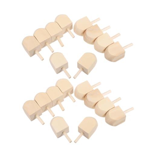 Holibanna 20 Stück Hanukkah Holz Dreidel Unbemalt Naturbelassen Hohe Blanko Spielkreisel für DIY Bastelprojekte Festliche Dekoration Geschenkidee Holibanna 20 Stück Hanukkah Holz Dreidel Unbemalt Naturbelassen Hohe Blanko Spielkreisel für DIY Bastelprojekte Festliche Dekoration Geschenkidee von Holibanna