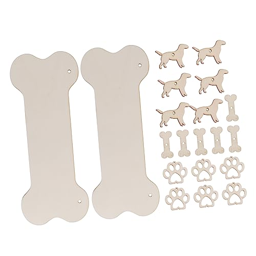 Holibanna 20 Stück Hölzerne Hundeknochenanhänger Haustier Pfote Wohnkultur Hund Groß Knochenförmige Anhänger Geformtes Schild Stichworte Welpe Knochenschnitt Knochenmarke Hundeform Holz Holibanna 20 Stück Hölzerne Hundeknochenanhänger Haustier Pfote Wohnkultur Hund Groß Knochenförmige Anhänger Geformtes Schild Stichworte Welpe Knochenschnitt Knochenmarke Hundeform Holz von Holibanna