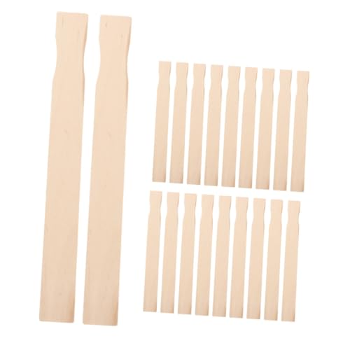 Holibanna 20 Stück Holz Rührstäbchen für Farben Teiliges Langlebige Rührstäbe Holz für Bastelprojekte Vielseitig Einsetzbar für Malerei und Handwerk von Holibanna