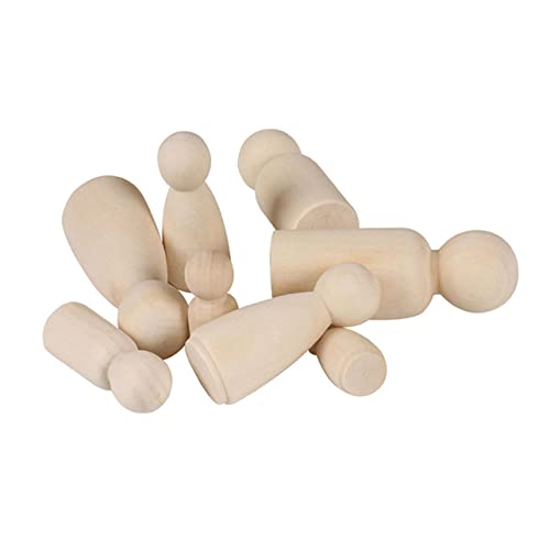 Holibanna 20 Stück Kleine Holzpuppen Unvollendete Figuren zum Bemalen für Diy Graffiti Puppen Mädchenform Hellgelb Holzmaterial für Kreative Bastelprojekte Holibanna 20 Stück Kleine Holzpuppen Unvollendete Figuren zum Bemalen für Diy Graffiti Puppen Mädchenform Hellgelb Holzmaterial für Kreative Bastelprojekte von Holibanna