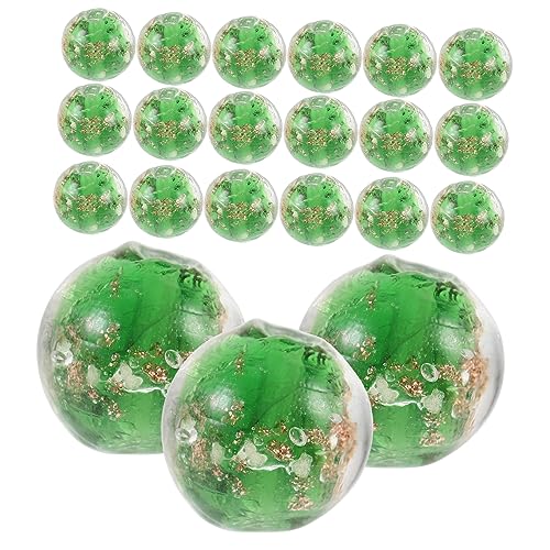 Holibanna 20 Stück Leuchtende Glasperlen Grün Runde DIY Schmuckperlen mit Glow in The Dark Abstandsperlen für Armbänder und Halsketten Bastelzubehör für DIY Charms Holibanna 20 Stück Leuchtende Glasperlen Grün Runde DIY Schmuckperlen mit Glow in The Dark Abstandsperlen für Armbänder und Halsketten Bastelzubehör für DIY Charms von Holibanna