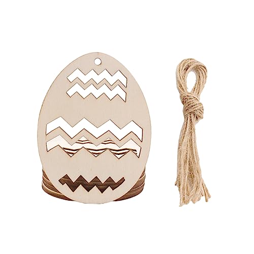 Holibanna 20 Stück Osterdeko-Anhänger easter teigroller ostern garden decoration Osterfest Dekoration Reize aus Gefälligkeiten für Weihnachtsfeiern frühlingshafter Baumschmuck Bambus Beige Holibanna 20 Stück Osterdeko-Anhänger easter teigroller ostern garden decoration Osterfest Dekoration Reize aus Gefälligkeiten für Weihnachtsfeiern frühlingshafter Baumschmuck Bambus Beige von Holibanna