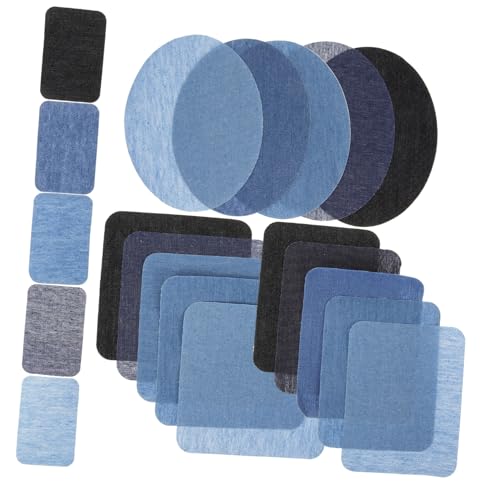 Holibanna 20 Stück Patch Quadrate Jeansflicken für die Jeansreparatur Flicken nähen Aufnäher für Jeans Naht Flicken aufnähen Stickereiflecken Denim-Reparaturset Massenpflaster Twill-Stoff Holibanna 20 Stück Patch Quadrate Jeansflicken für die Jeansreparatur Flicken nähen Aufnäher für Jeans Naht Flicken aufnähen Stickereiflecken Denim-Reparaturset Massenpflaster Twill-Stoff von Holibanna